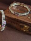 Royal Ruby  CZ Bangle