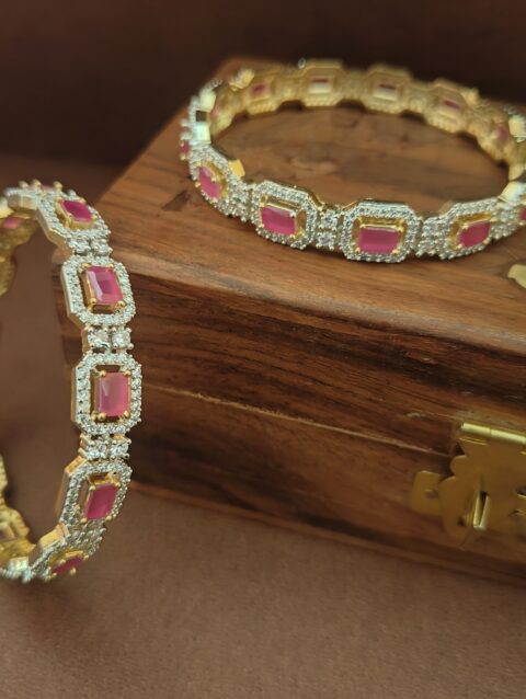 Ruby Elegancy CZ Bangle