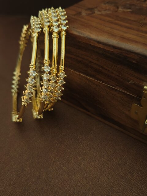 Elegant Gold Touch Bangles