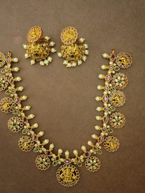 Traditional Lakshmi Kemp Necklace