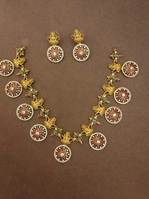 Royal Pink Necklace Set